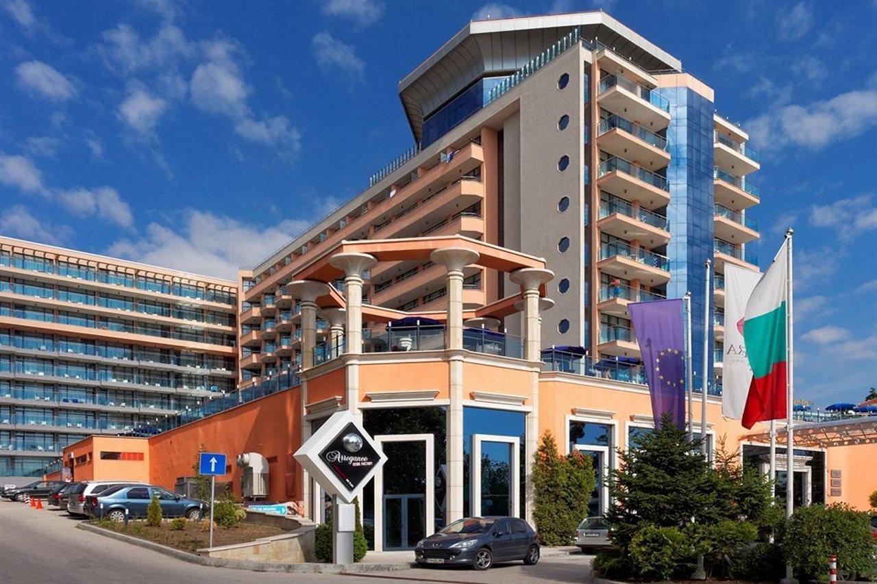 Astera Hotel & Spa With Free Private Beach Golden Sands Exterior foto