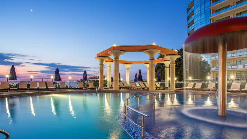 Astera Hotel & Spa With Free Private Beach Golden Sands Exterior foto
