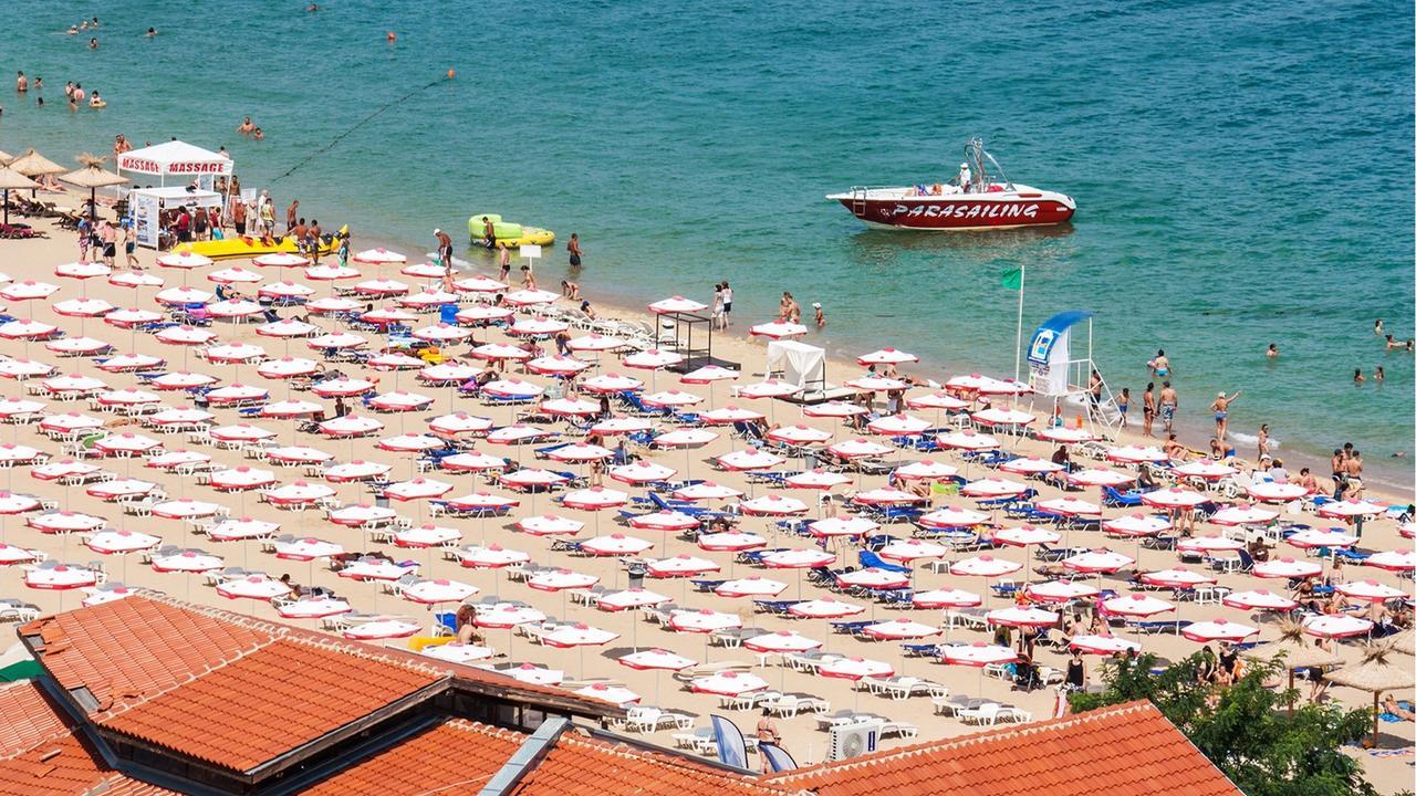 Astera Hotel & Spa With Free Private Beach Golden Sands Exterior foto